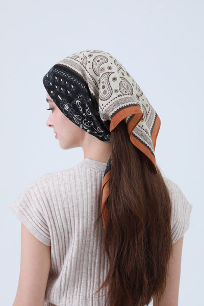Premium Paisley Bandana - Luxury Style Accent 🌸🧣