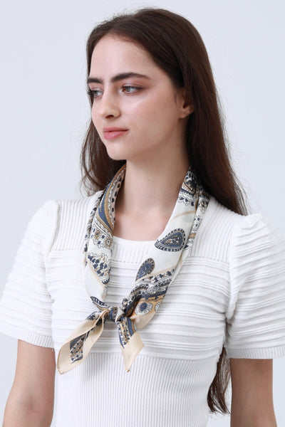 Versatile Paisley Print Bandana - Multi-Way Scarf 🌸🧣