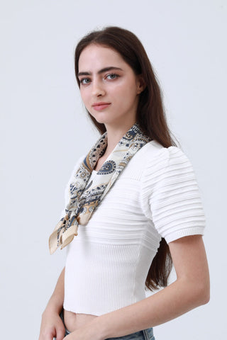 Versatile Paisley Print Bandana - Multi-Way Scarf 🌸🧣