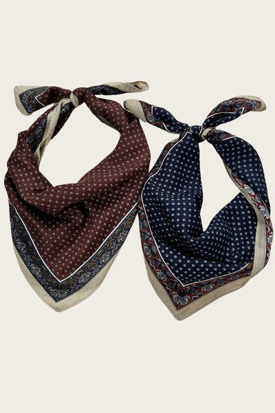 Preppy Paisley Bandana - Cotton-Soft & Versatile 🌸🧣