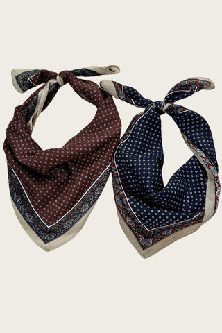 Preppy Paisley Bandana - Cotton-Soft & Versatile 🌸🧣