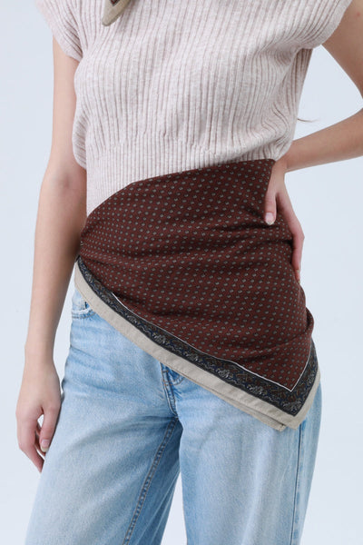 Preppy Paisley Bandana - Cotton-Soft & Versatile 🌸🧣