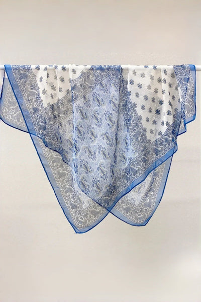 Color-Block Print Bandana