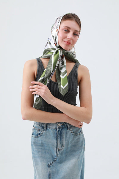 Silky Butterfly Floral Bandana 🦋🌸 2 colors
