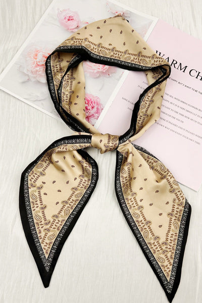 Classic Paisley Satin Silky Skinny Scarf 🧚‍♀️ 2 colors