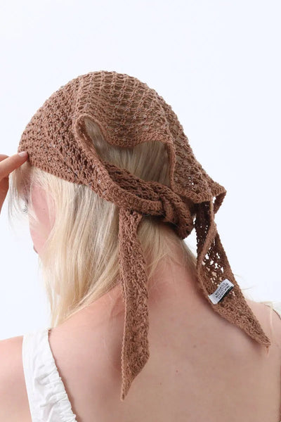 Sequins Knit Crochet Head Wrap – 3 colors