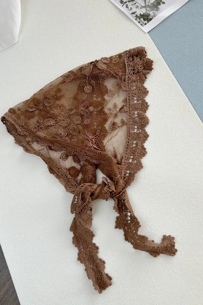 Romantic Mesh Lace Head Wrap – 2 colors