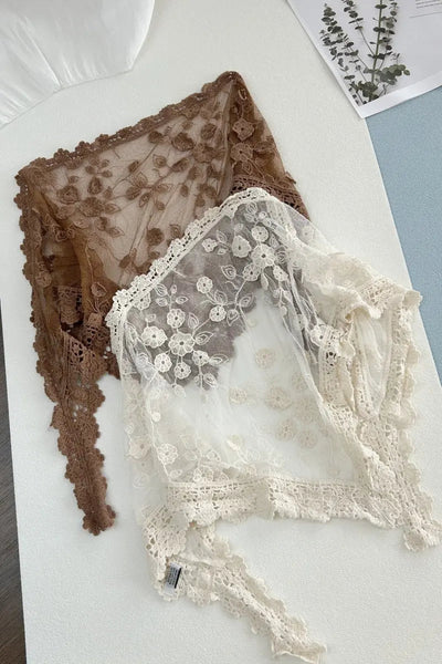 Romantic Mesh Lace Head Wrap – 2 colors