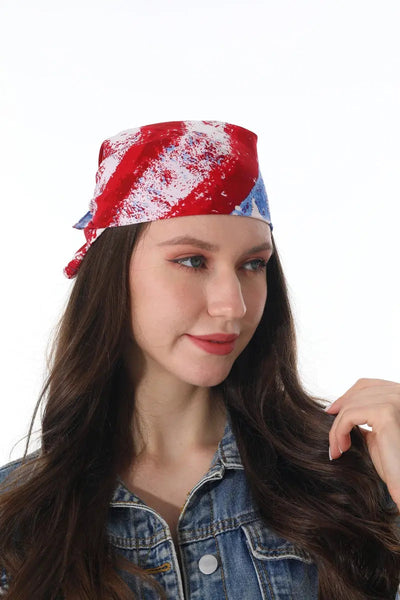 Vintage US Flag Bandana – Square Scarf Leto Collection