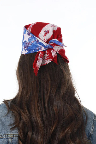 Vintage US Flag Bandana – Square Scarf Leto Collection