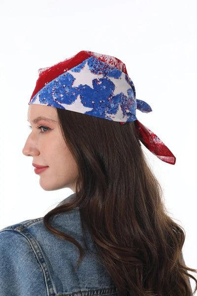 Vintage US Flag Bandana – Square Scarf Leto Collection