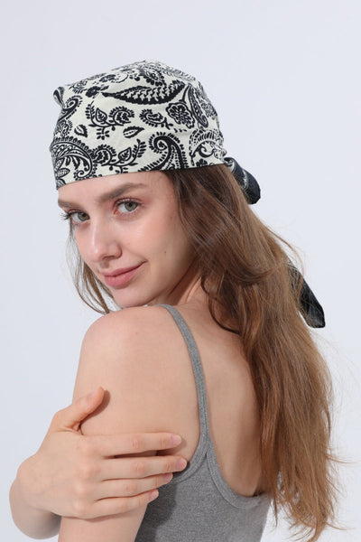 Paisley Print Multi‑wear Bandana Scarf