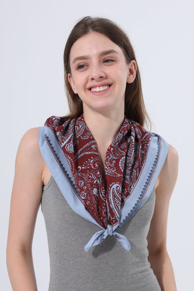 Paisley Print Multi‑wear Bandana Scarf