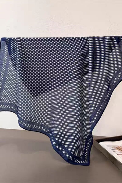 Minimal Dot Printed Square Scarf for Women Daily Styling Leto Collection