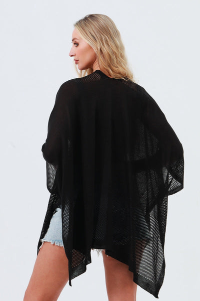 Oversized Mesh Knit Kimono – Lightweight & Airy Cover-Up 🌬️🧥