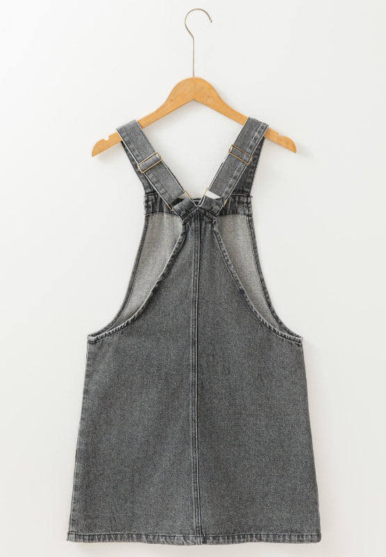 Grey Denim Overall Dress – The House of Gentry
