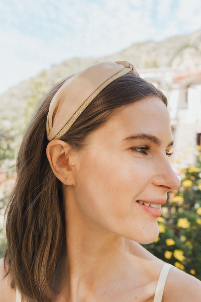 Basic Woven Top Knot Headband Accessories