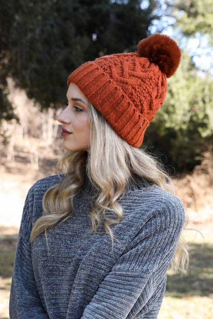 Knit House The of Beanie Gentry Cable – Pom