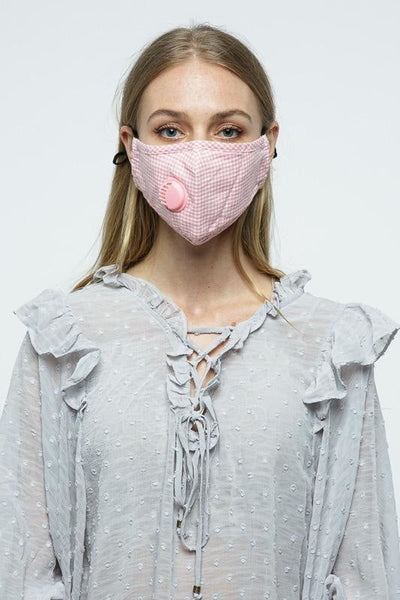 Colorful Gingham Respirator Face Masks
