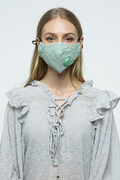 Colorful Gingham Respirator Face Masks