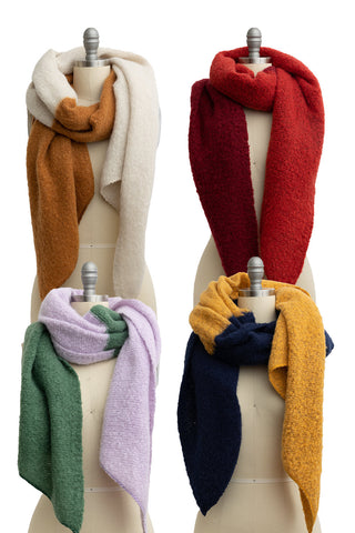 Cozy Double Tone Scarf Scarves