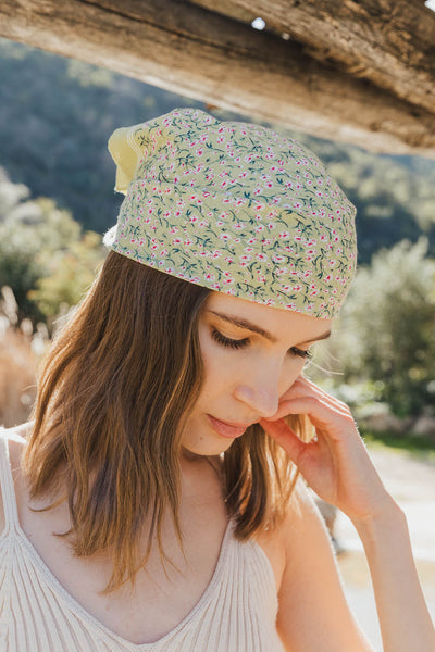 Flower Field Bandana Hats & Hair