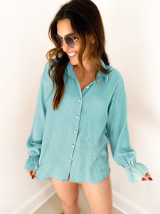 The Georgia Guazy Bell Sleeve Blouse