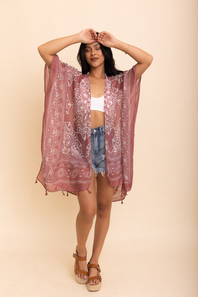 Mandala Tassel Kimono