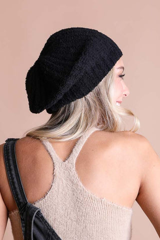 Boucle Rib Knit Beret Hats & Hair