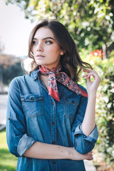 Vintage Vine Bandana Hats & Hair