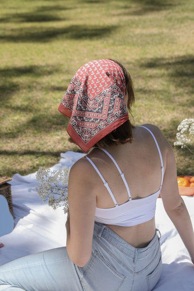 Vintage Vine Bandana Hats & Hair