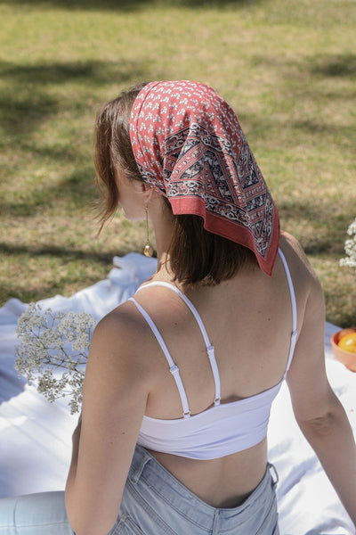 Vintage Vine Bandana Hats & Hair