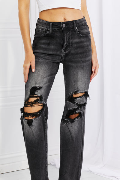 Distressed Loose Fit Jeans