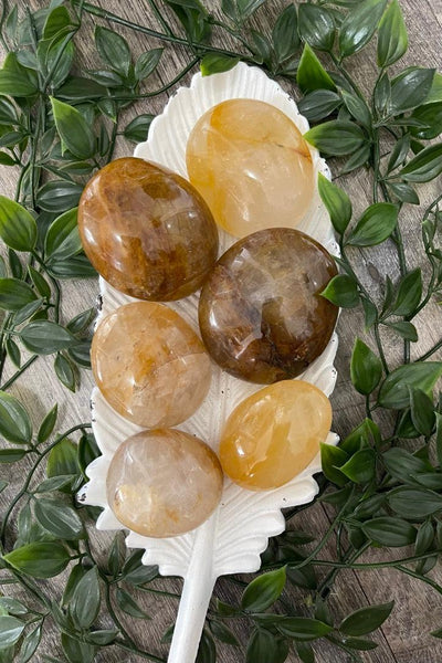 Golden Healer Mini Palm Stone