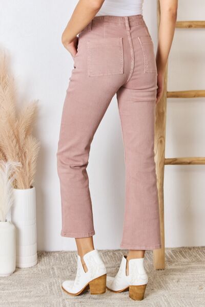 RISEN High Rise Ankle Jeans