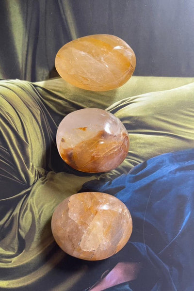 Golden Healer Mini Palm Stone