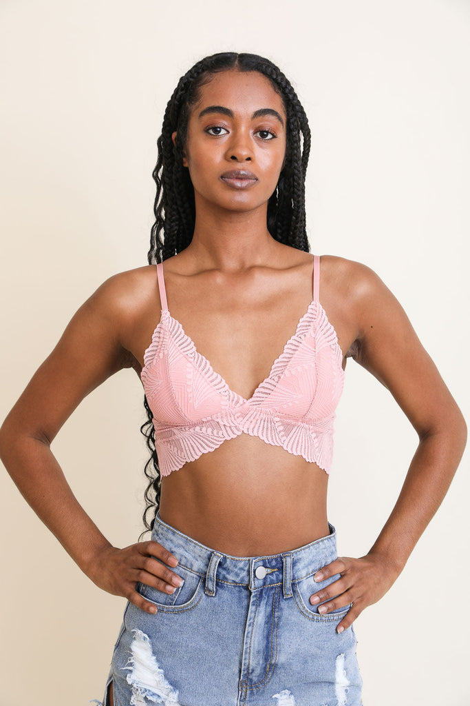 Butterfly Scallop Lace Bralette – The House of Gentry