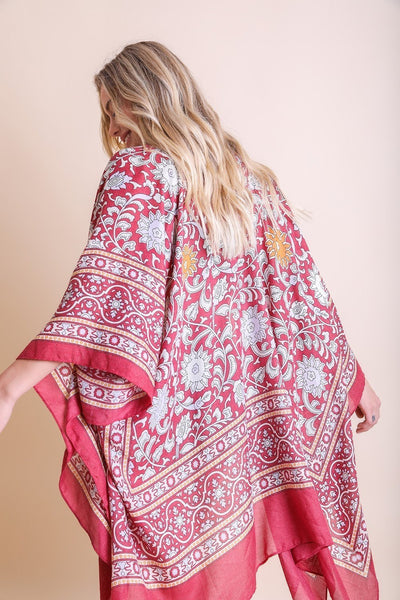 Moroccan Touch Tapestry Kimono